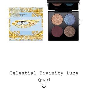 Pat McGrath Celestial Divinity Quad with Gold and Blue Hues